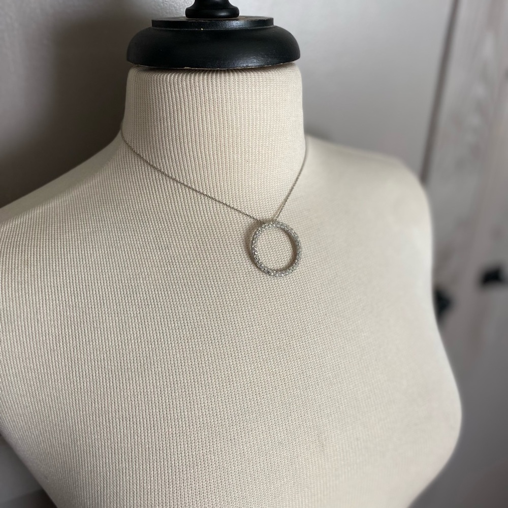 Diamond Circle Necklace